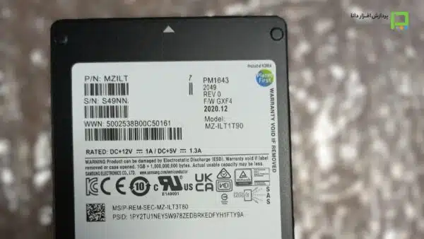 Samsung PM1643 960GB SAS 12Gb/s Enterprise SSD - تصویر 2