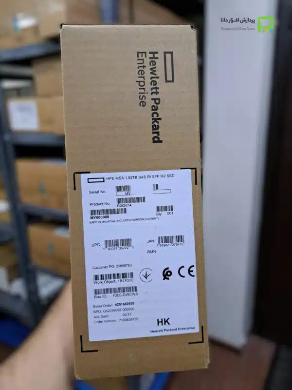 HPE MSA 7.68TB SAS RI SFF M2 SSD (S0F31A) - تصویر 5