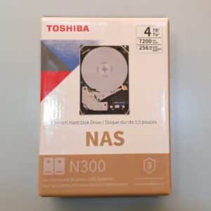 Toshiba N300 4TB NAS 7200RPM SATA HDD (HDWG440EZSTA)