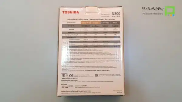 Toshiba N300 6TB NAS 7200RPM SATA HDD (HDWG460EZSTA) - تصویر 4
