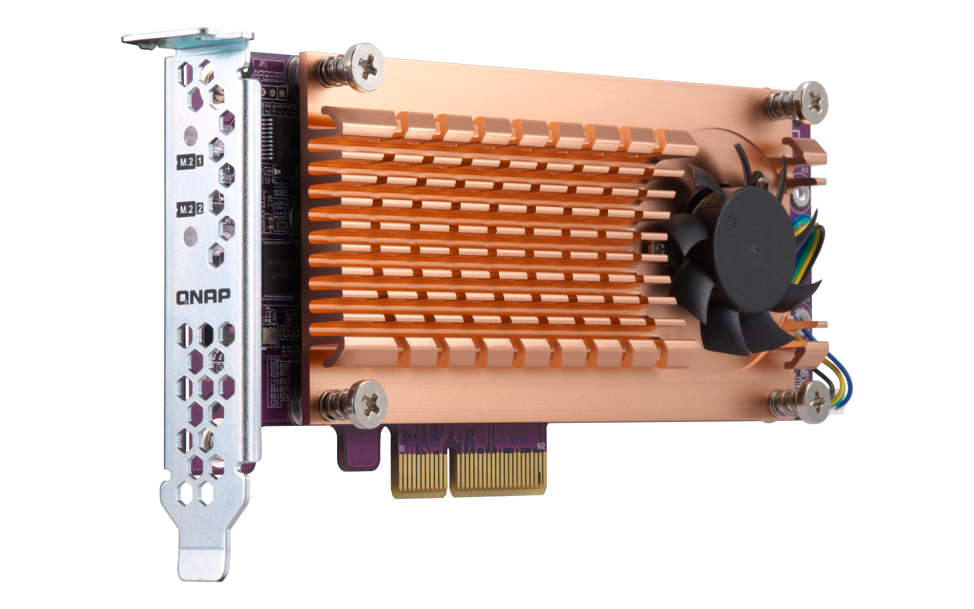 QNAP QM2-2S-220A Dual M.2 PCIe Expansion Card - تصویر 4