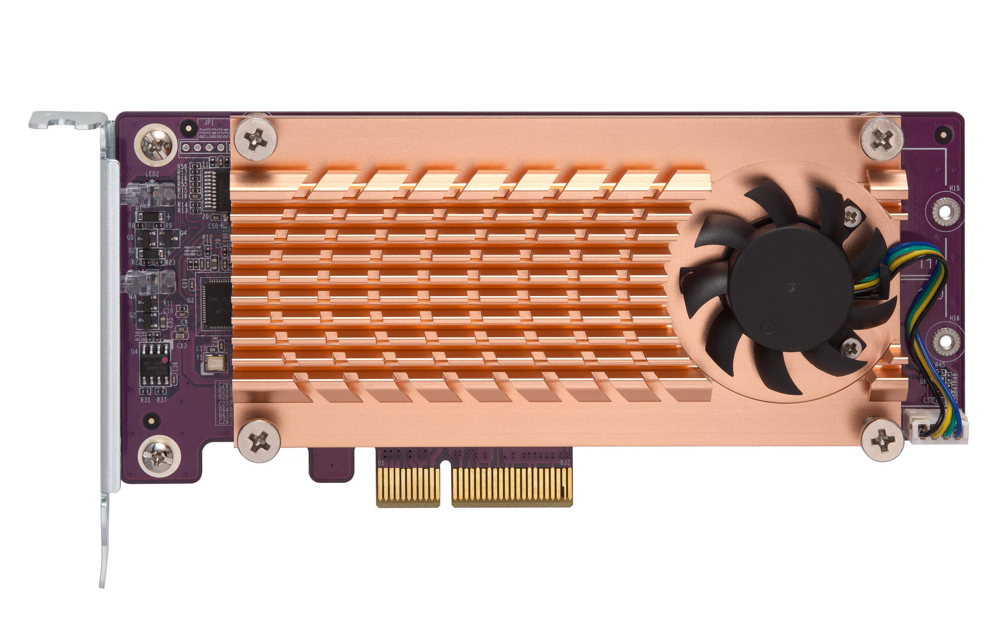 QNAP QM2-2S-220A Dual M.2 PCIe Expansion Card - تصویر 2