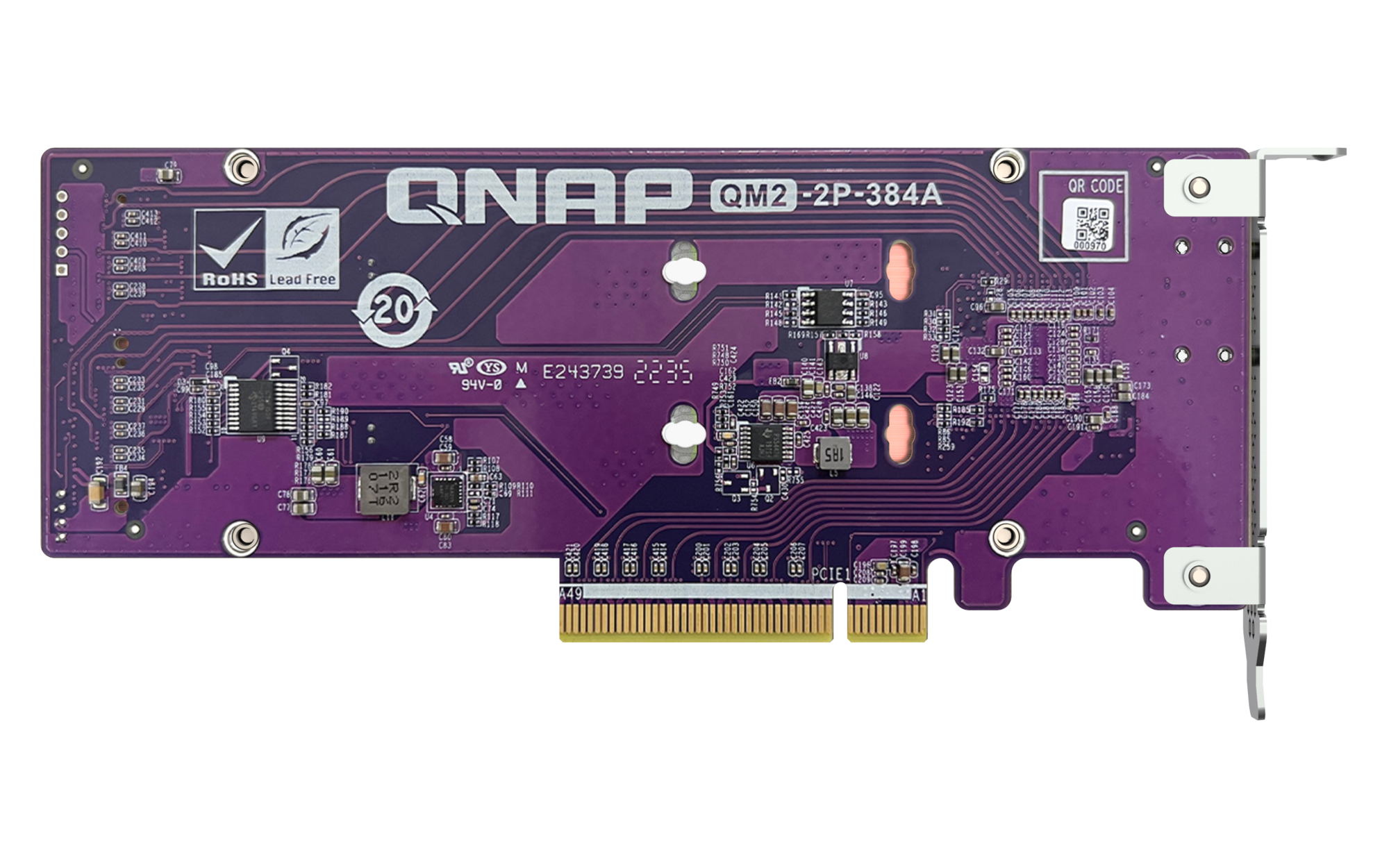 QNAP QM2-2P-384A Dual M.2 PCIe Expansion Card - تصویر 10