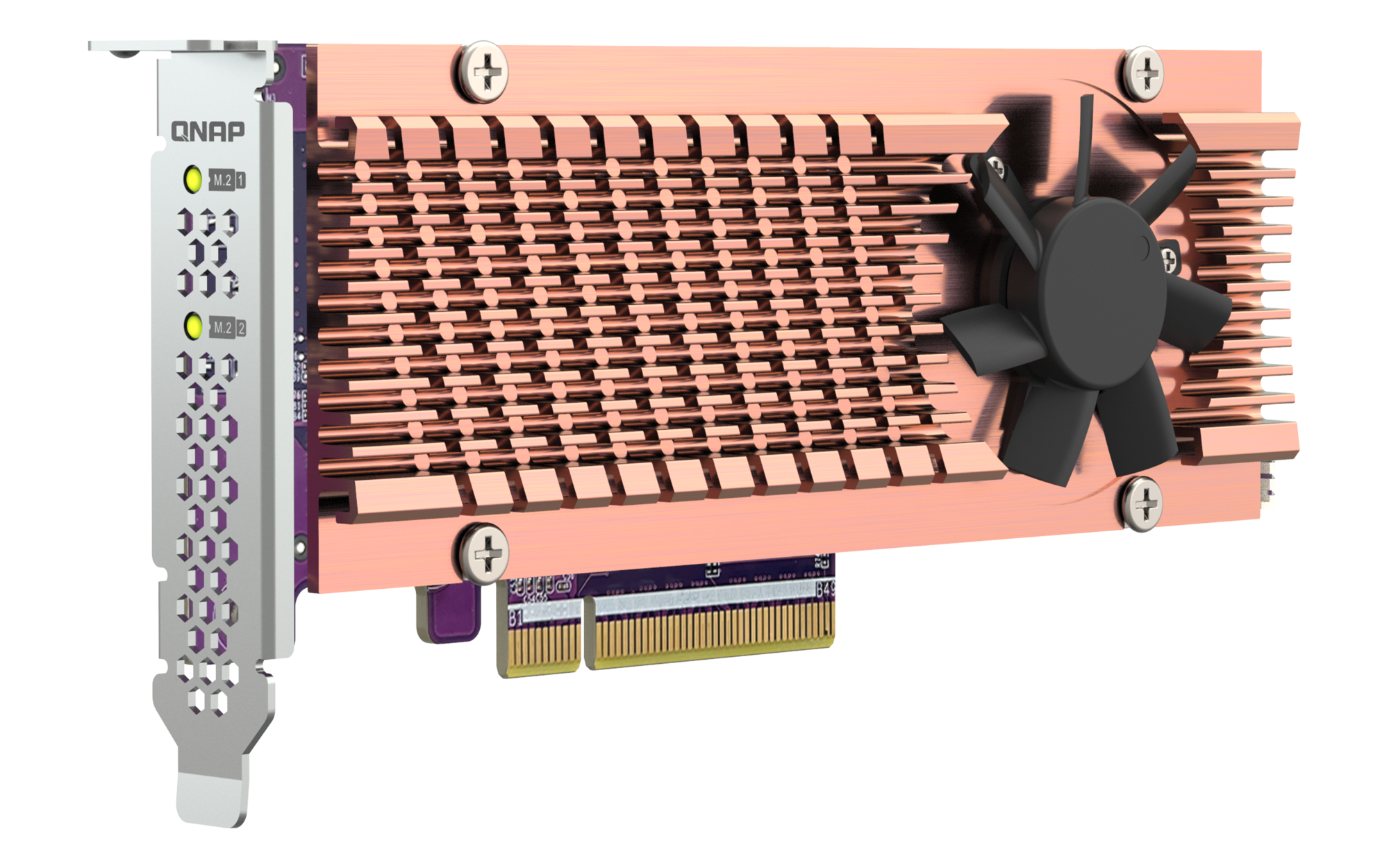 QNAP QM2-2P-384A Dual M.2 PCIe Expansion Card - تصویر 8