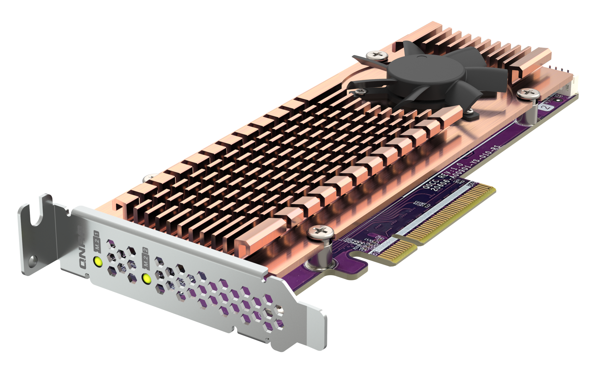 QNAP QM2-2P-384A Dual M.2 PCIe Expansion Card - تصویر 5
