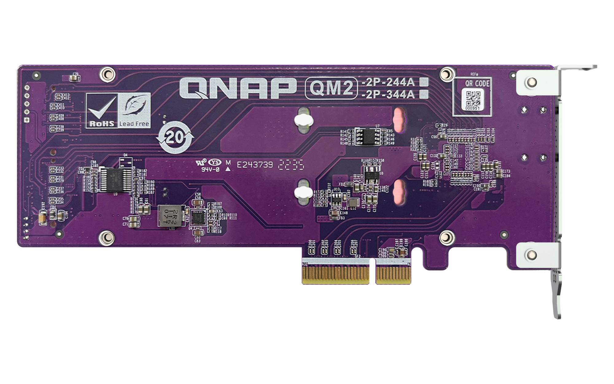 QNAP QM2-2P-344A Dual M.2 PCIe Expansion Card - تصویر 10
