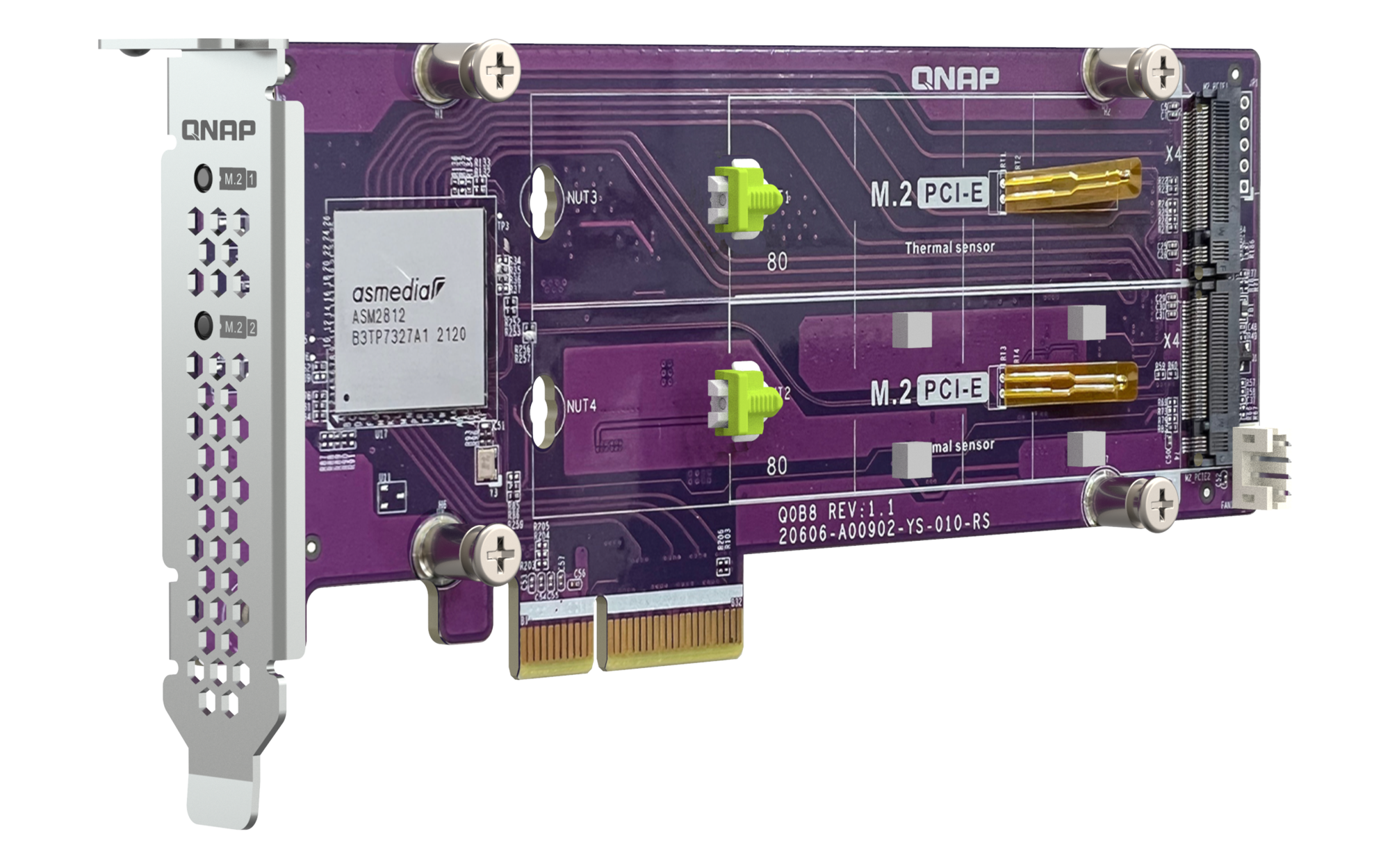 QNAP QM2-2P-344A Dual M.2 PCIe Expansion Card - تصویر 7