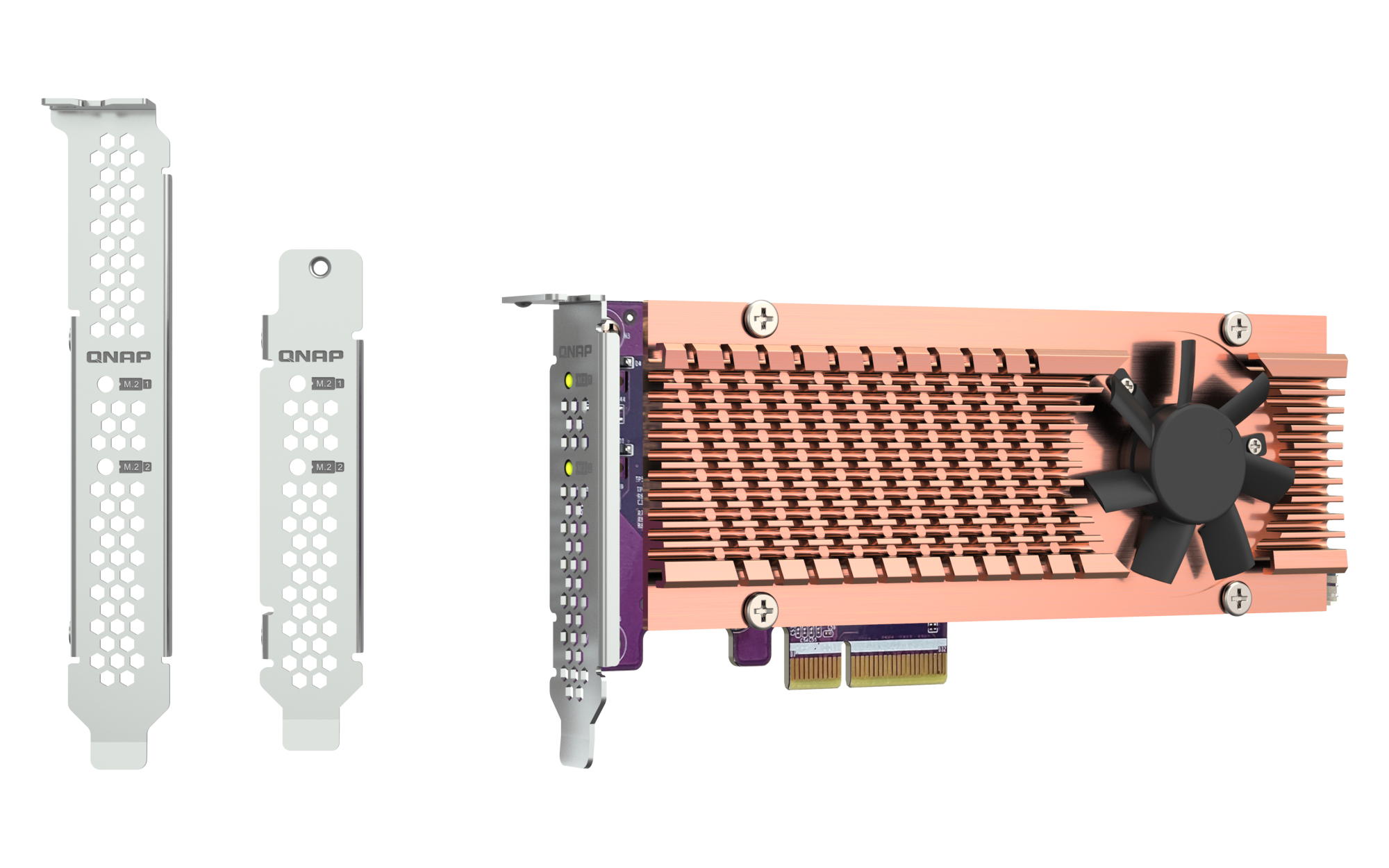 QNAP QM2-2P-344A Dual M.2 PCIe Expansion Card - تصویر 2