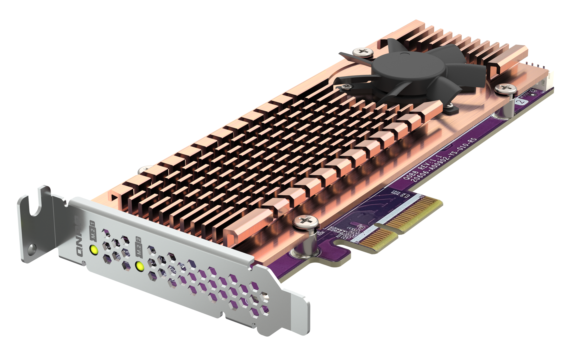 QNAP QM2-2P-344A Dual M.2 PCIe Expansion Card - تصویر 5